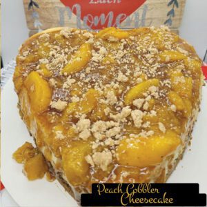 peach cobbler cheesecake