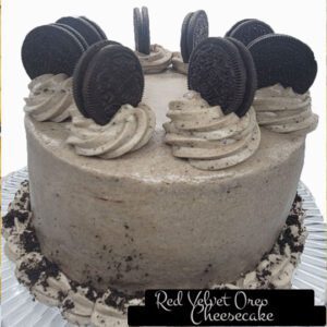 red velvet oreo cake